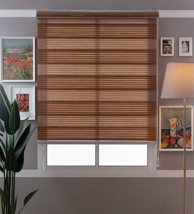 Bardo Room Darkening Zebra Blinds