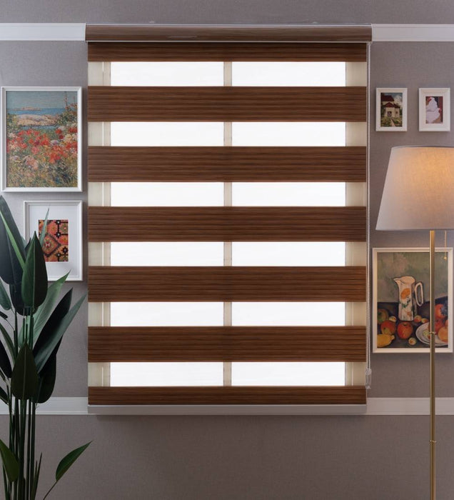 Bardo Room Darkening Zebra Blinds