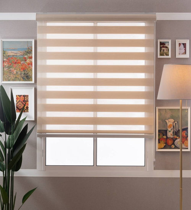 Rome Waterproof Moldproof Sunscreen Zebra Blinds