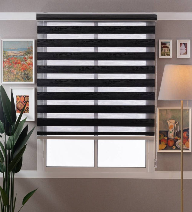 Rome Waterproof Moldproof Sunscreen Zebra Blinds