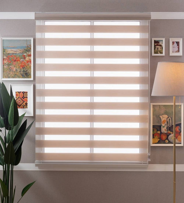 Tuba Classic Room Darkening Zebra Blinds