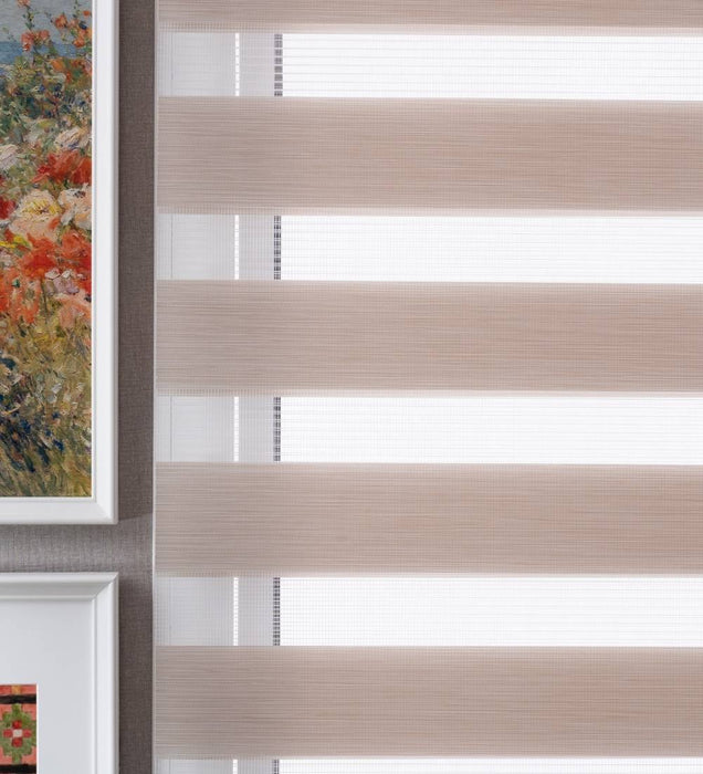 Tuba Classic Room Darkening Zebra Blinds