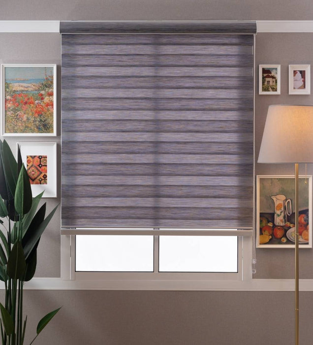 Tuba Classic Room Darkening Zebra Blinds