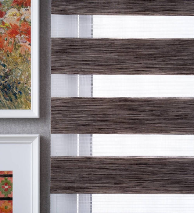 Tuba Classic Room Darkening Zebra Blinds