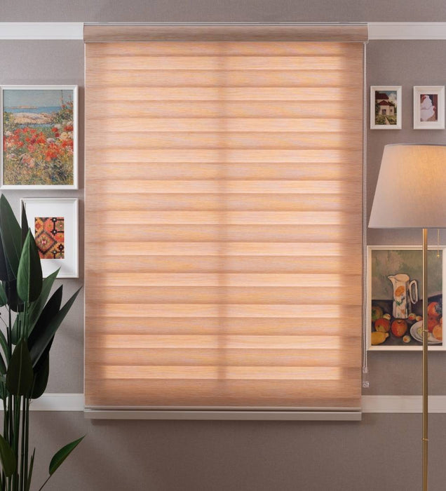 Tuba Classic Room Darkening Zebra Blinds