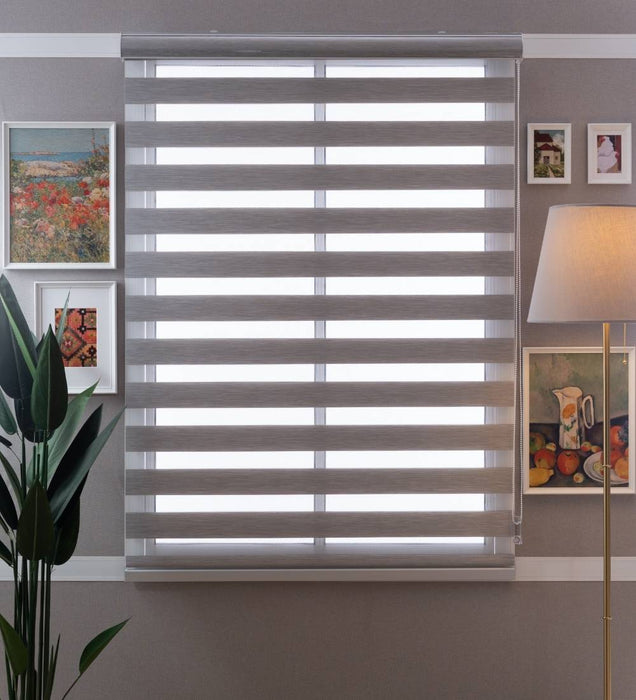 Tuba Classic Room Darkening Zebra Blinds