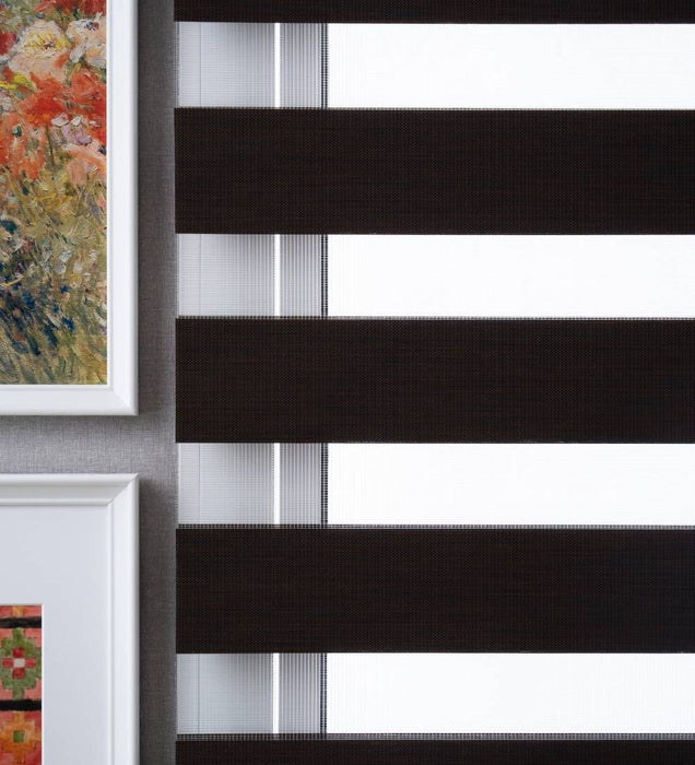 Tuba Classic Room Darkening Zebra Blinds