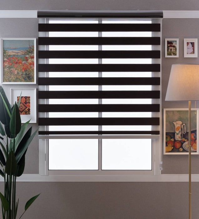 Tuba Classic Room Darkening Zebra Blinds