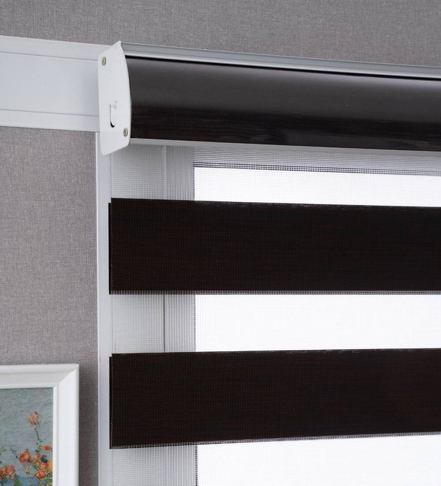 Tuba Classic Room Darkening Zebra Blinds