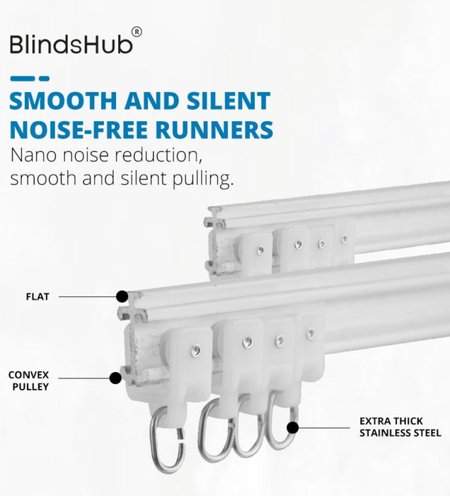 Curved Bendable Curtain Rails