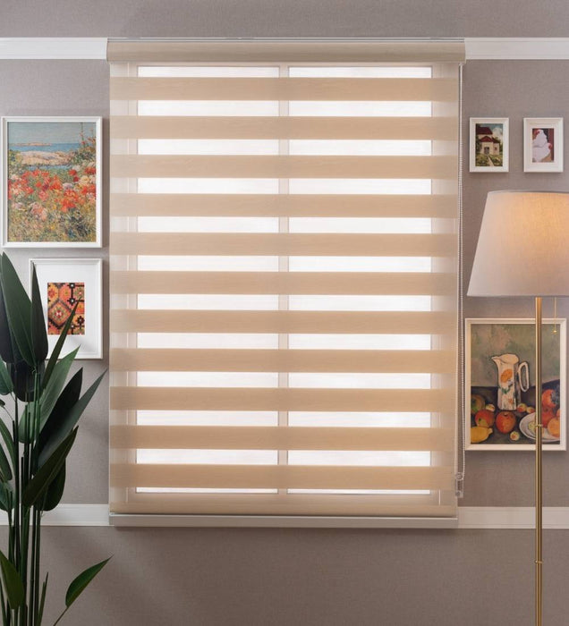 Rome Waterproof Moldproof Sunscreen Zebra Blinds