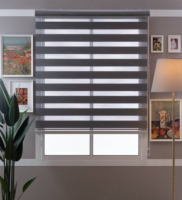 Rome Waterproof Moldproof Sunscreen Zebra Blinds