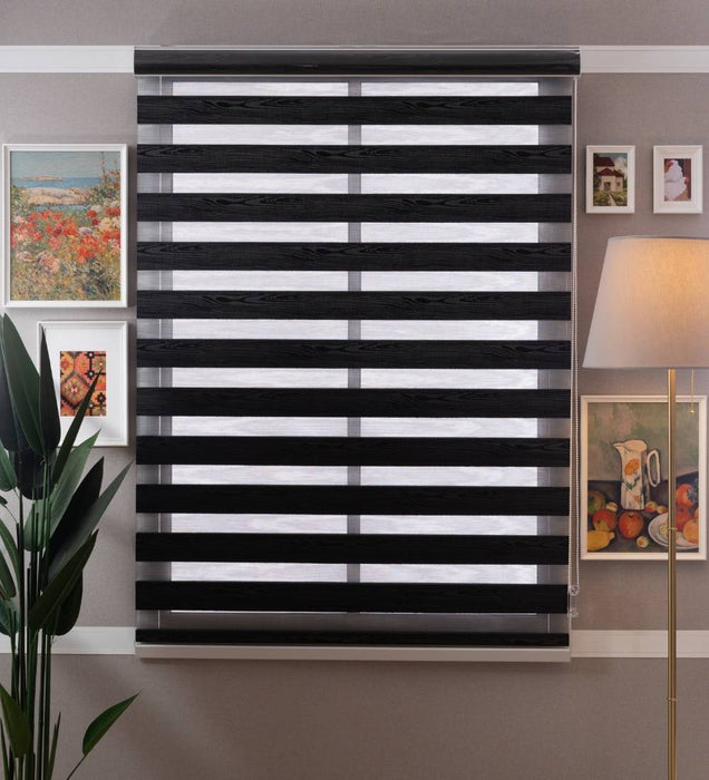 Rome Waterproof Moldproof Sunscreen Zebra Blinds