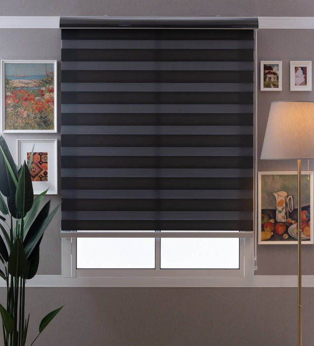 Tarin Classic Light Filtering Zebra Blinds