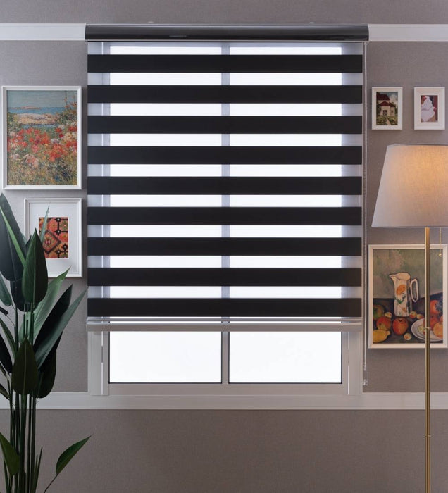 Tarin Classic Light Filtering Zebra Blinds