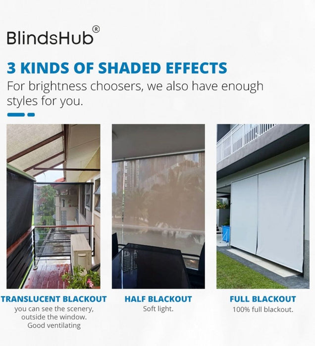 Outdoor Waterproof Windproof Blinds